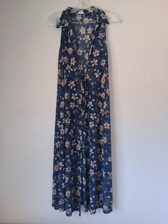 Ember Sweaters - Ember women's size L multicolored floral cardigan